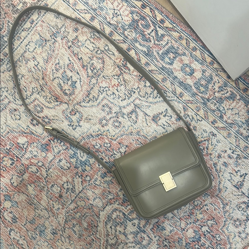 Elegant olive green Crossbody Bag
